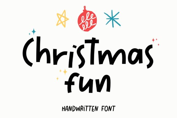 Christmas Fun Font Poster 1