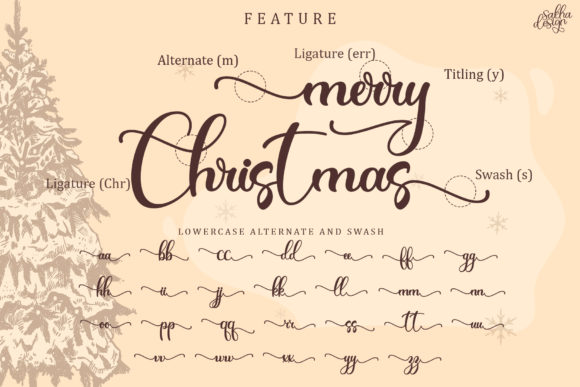 Christmas History Font Poster 10