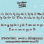 Christmas Holiday Font Poster 7