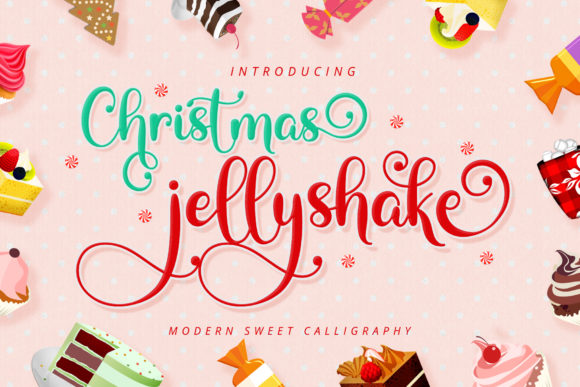 Christmas Jellyshake Font Poster 1