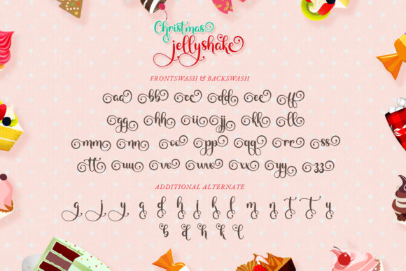 Christmas Jellyshake Font Poster 11