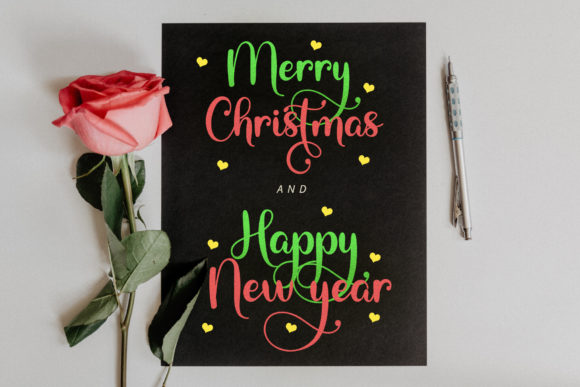 Christmas Jellyshake Font Poster 3