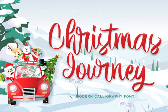 Christmas Journey Font Poster 1