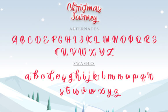 Christmas Journey Font Poster 8