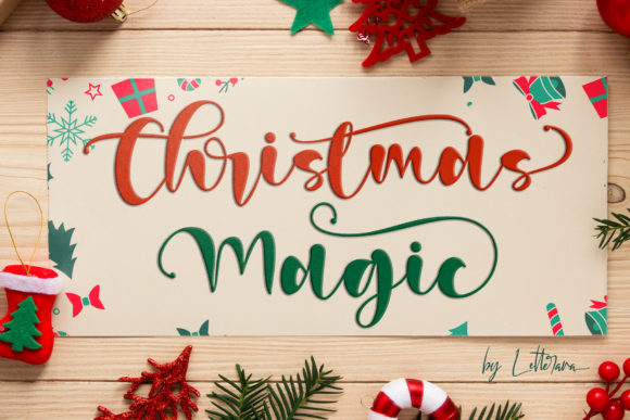Christmas Magic Font Poster 1