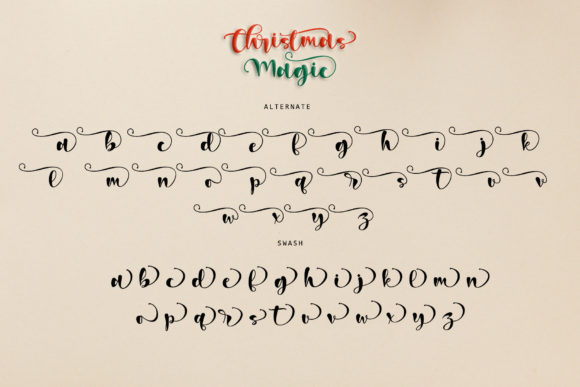 Christmas Magic Font Poster 11