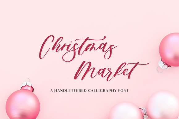 Christmas Market Font Poster 1