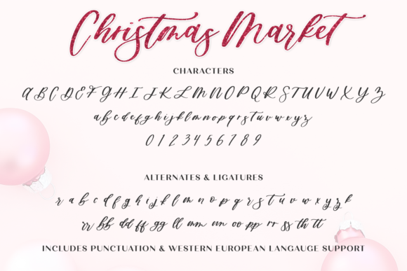 Christmas Market Font Poster 10
