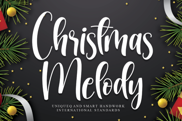 Christmas Melody Font Poster 1