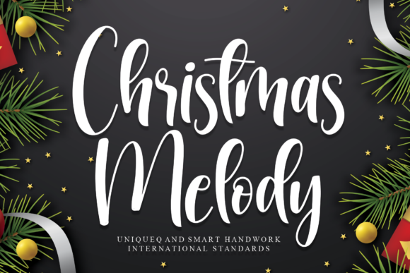 Christmas Melody Font