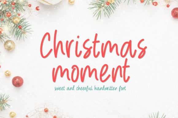 Christmas Moment Font Poster 1