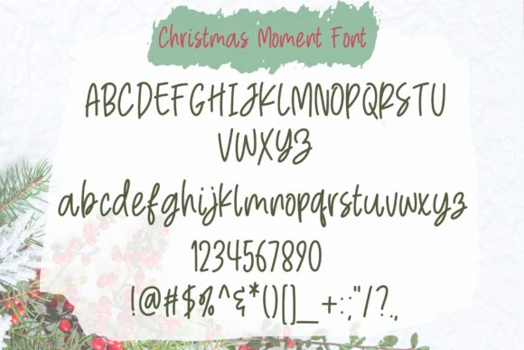 Christmas Moment Font Poster 9