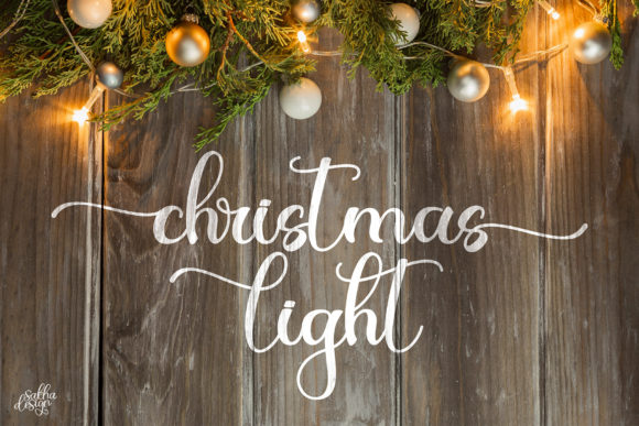 Christmas Night Font Poster 5