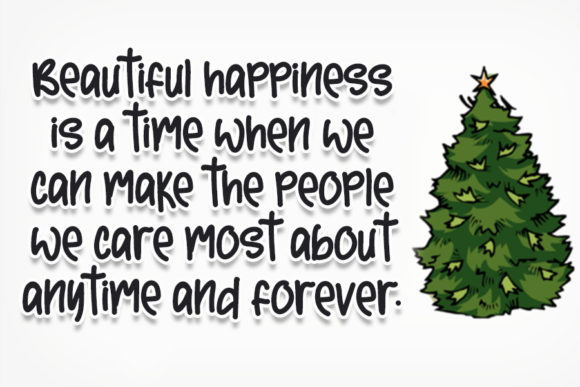 Christmas Party Font Poster 4