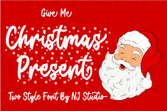 Christmas Present Font Christmas Present Font Poster 1