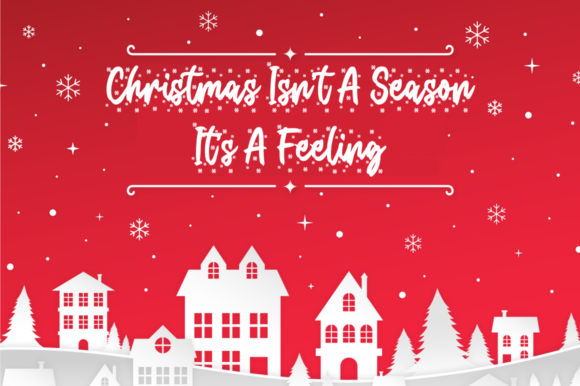 Christmas Present Font Poster 4