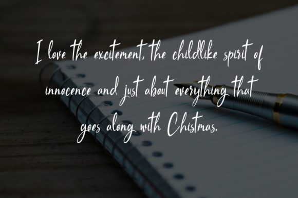Christmas Reffano Font Poster 3