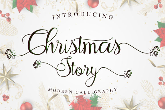 Christmas Story Font Poster 1