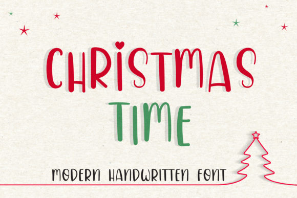 Christmas Time Font Poster 1