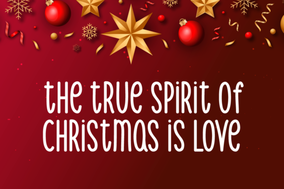 Christmas Tree Font Poster 3