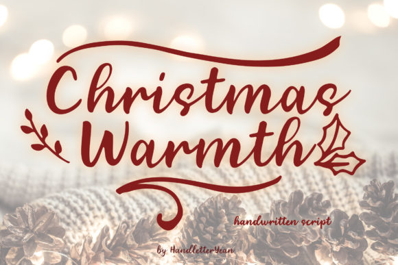 Christmas Warmth Font Poster 1