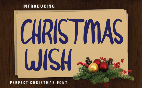 Christmas Wish Font Poster 1