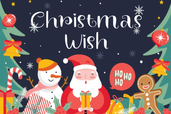 Christmas Wish Font Poster 1