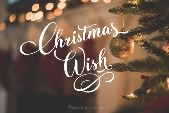 Christmas Wish Font Poster 1