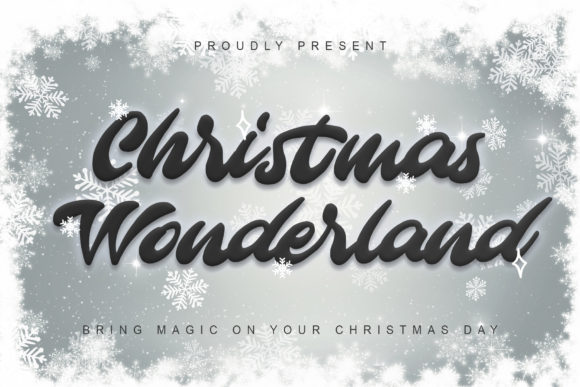 Christmas Wonderland Font Poster 1