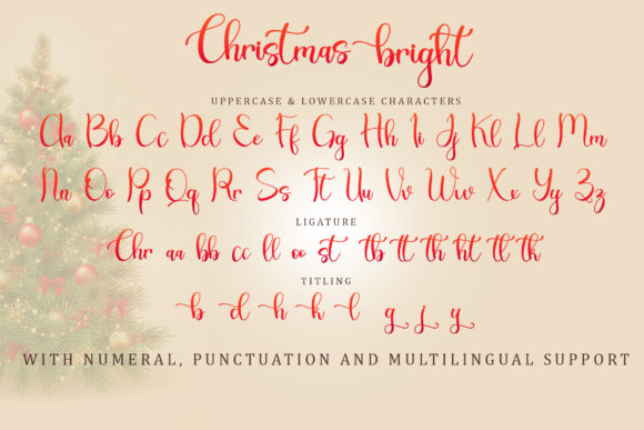 Christsmas Bright Font Poster 7