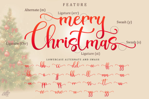 Christsmas Bright Font Poster 8