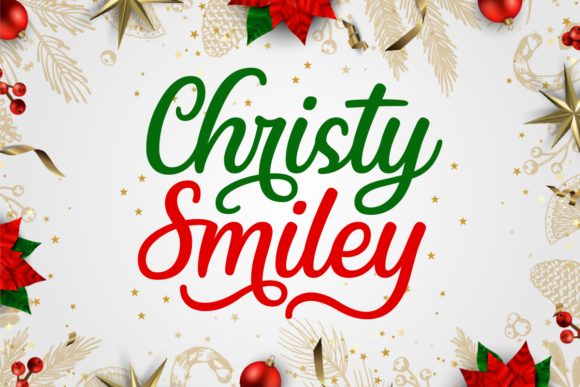 Christy Smiley Font Poster 1