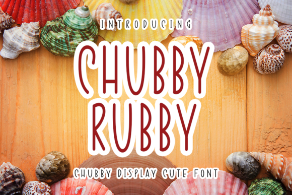 Chubby Rubby Font Poster 1