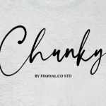 Chunky Font Poster 1