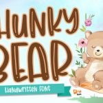 Chunky Bear Font Poster 1