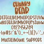 Chunky Bear Font Poster 7