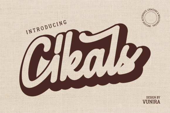 Cikals Font Poster 1