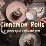 Cinnamon Rolls Font Poster 1