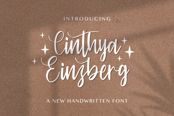 Cinthya Einzberg Font Poster 1