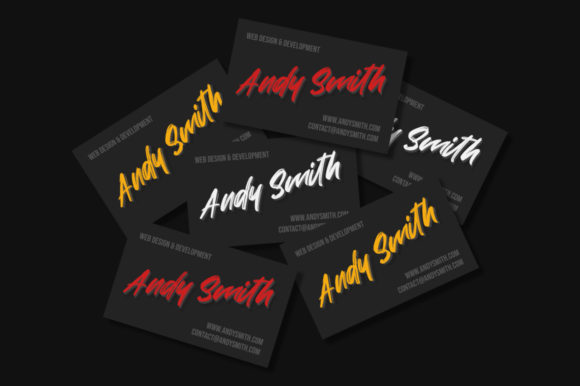 Citizen Brush Font Poster 7