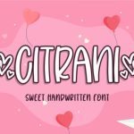 Citrani Font Poster 1