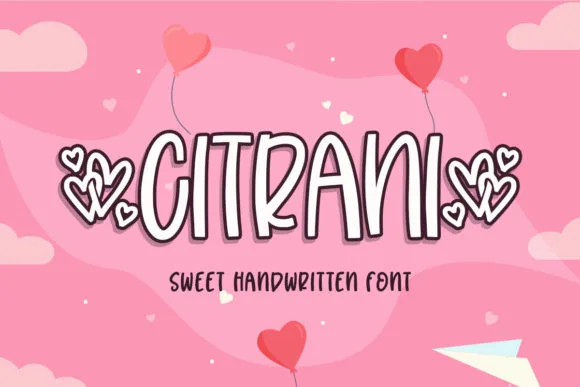 Citrani Font Citrani Font Poster 1