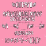 Citrani Font Poster 3