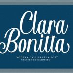Clara Bonitta Font Poster 1