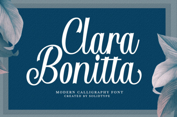 Clara Bonitta Font Poster 1