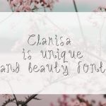 Clarisa Font Poster 2