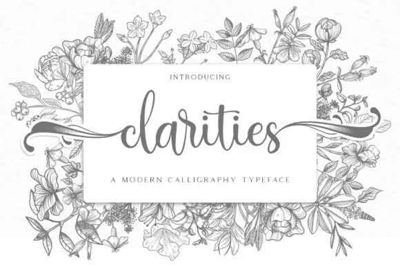 Clarities Font Clarities Font Poster 1