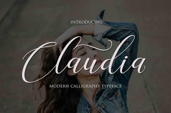 Claudia Font Poster 2