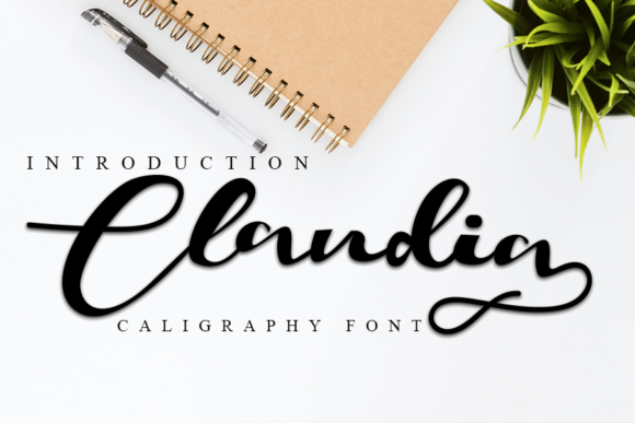 Claudia Font Poster 1