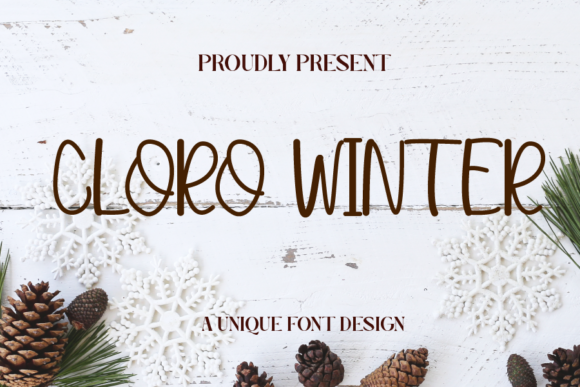 Cloro Winter Font Poster 1